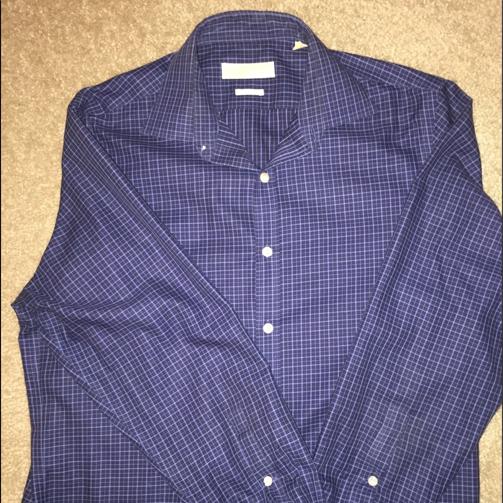 Michael Kors designer men's button-down shirt.